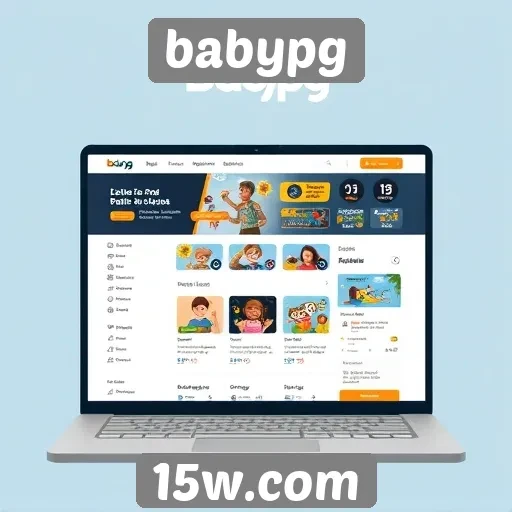 Análise da interface do usuário no site babypg